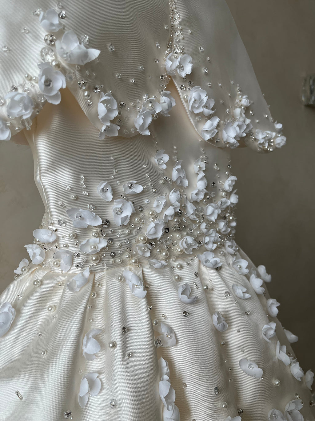 mikado silk wedding dress Soft and gentle dresses The dress features a deep V Mikado Wedding Dresses | Nicole