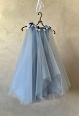 BLUE VIOLET FLOWER dress