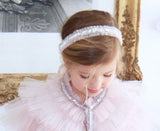 PINK JASMINE HAIR RIBBON